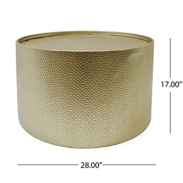 Christopher Knight Home Rache Modern Hammered Coffee Table