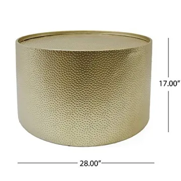 Christopher Knight Home Rache Modern Hammered Coffee Table