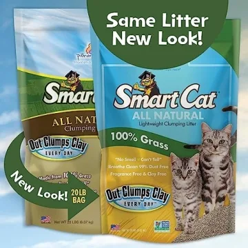SmartCat All Natural Clumping Cat Litter Lightweight and Dust Free