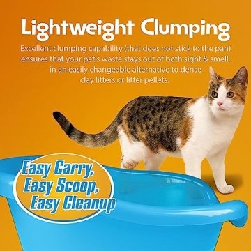 SmartCat All Natural Clumping Cat Litter Lightweight and Dust Free