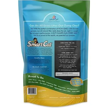 SmartCat All Natural Clumping Cat Litter Lightweight and Dust Free