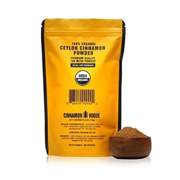 Ceylon Cinnamon Powder - 6oz (100% USDA Organic)