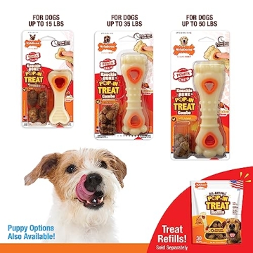 Nylabone Chew & Treat Toy - Durable & Refillable Treats for Dogs