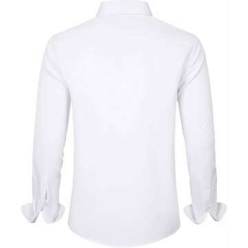 Wrinkle-Free J.VER Men's Dress Shirts for Business Casual