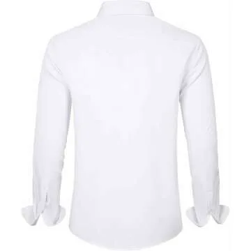 Wrinkle-Free J.VER Men's Dress Shirts for Business Casual