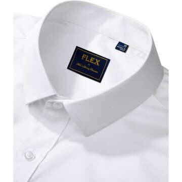 Wrinkle-Free J.VER Men's Dress Shirts for Business Casual