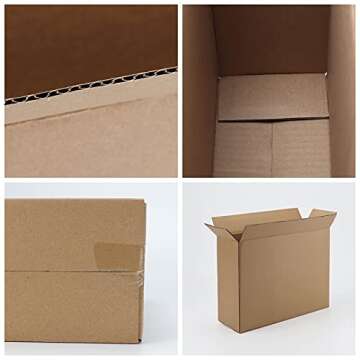 CRUGLA Shipping Boxes 12x9x4 - Durable Cardboard Shipping Solutions for All Needs