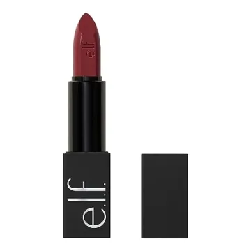 e.l.f. O Face Satin Lipstick - Richly Pigmented, Nourishing & Long-Lasting Creamy Lipstick, Infused ...