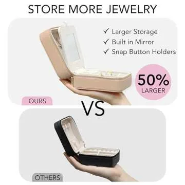 Buy Stylish BLUTETE Travel Jewelry Box for Women