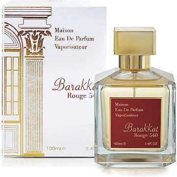 Fragrance World Barakkat Rouge 540 by Maison Alhambra for Women - 3.4 oz EDP Spray