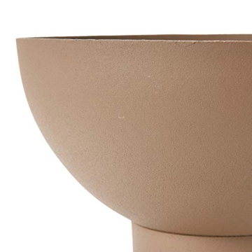 Bloomingville Decorative Metal Footed Taupe Bowl
