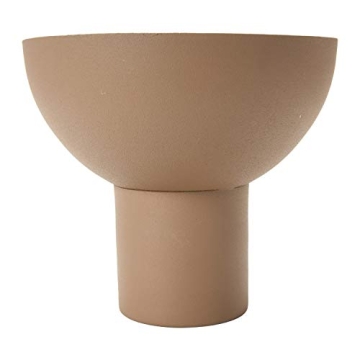 Bloomingville Decorative Metal Footed Taupe Bowl