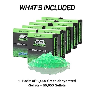 Eco-Friendly Gel Blaster Gellets Refill - 100k Ammo Pack