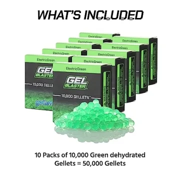 Eco-Friendly Gel Blaster Gellets Refill - 100k Ammo Pack