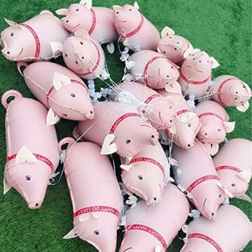 Farm Birthday Party Supplies Farm Balloons Animal Foil Balloons Farm Animals Theme Birthday Party