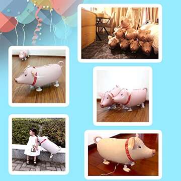 Farm Birthday Party Supplies Farm Balloons Animal Foil Balloons Farm Animals Theme Birthday Party