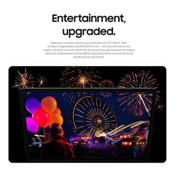 SAMSUNG Electronics Galaxy Tab S7+ Wi-Fi, Mystic Navy - 256 GB (Renewed)