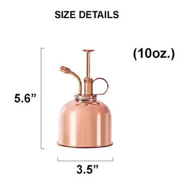 Stylish Indoor Plant Mister | Copper Spray Bottle for Plants