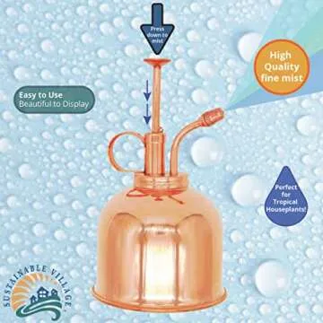 Stylish Indoor Plant Mister | Copper Spray Bottle for Plants