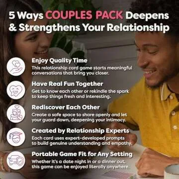 TALKING POINT CARDS Deepen Your Connection with 200 Fun & Engaging Conversation Cards for Couples - ...