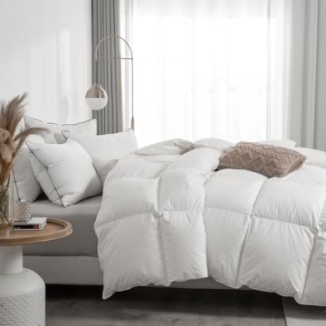APSMILE Queen Size Down Comforter - Ultra Soft & Cozy