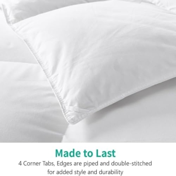 APSMILE Queen Size Down Comforter - Ultra Soft & Cozy