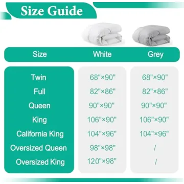 APSMILE Queen Size Down Comforter - Ultra Soft & Cozy