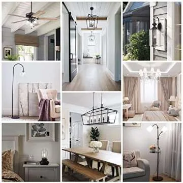 MAXvolador Dimmable E12 Classic Candelabra LED Light Bulbs 60W Equivalent, Daylight White 5000K, 600LM LED Chandelier Bulb, B11 Candle Light Bulbs, Pack of 5