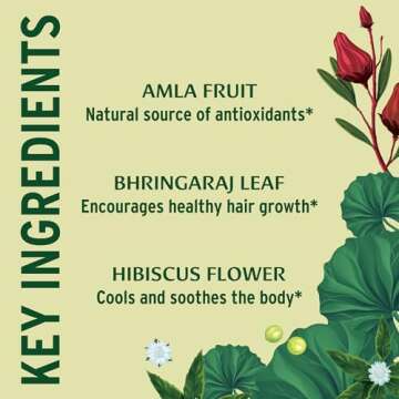 Banyan Botanicals Healthy Hair Tablets – Organic Hair Supplement with Amla & Bhringaraj – Ayurvedic Hair Care for Healthy, Thick & Lustrous Hair* – 90 Tablets – Non GMO Sustainably Sourced Vegan