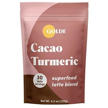 Cacao Turmeric Vegan Superfood Latte Blend for Health