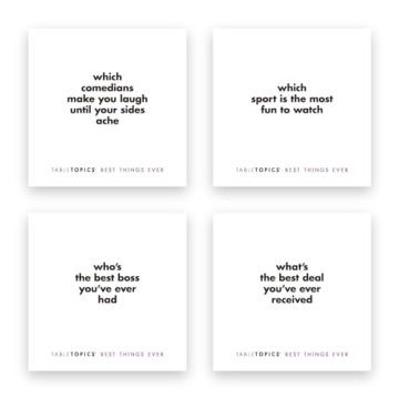 Engaging TableTopics Best Things Ever - 135 Conversation Cards