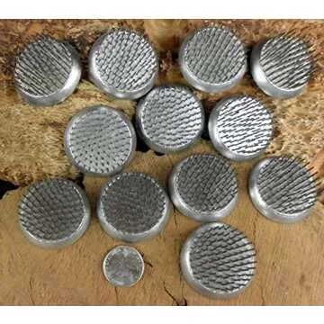 JWL HAWNKOA PRODUCTS Kenzan Ikebana Flower Arranger Holder Pin Frog 46mm (1.81") Included (12 Items)