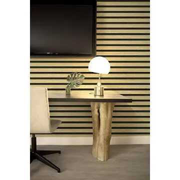 myforHD Wallpaper Peel and Stick Wood Grating Stripe Self-Adhesive Wallpaper Faux Wood Contact Paper Wood Slats Self Adhesive Wall Paper PVC Vinyl Film Removable Waterproof (Wood A, 17.3" x 118")