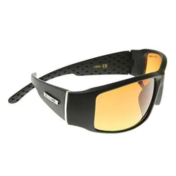 X-Loop HD Active Frame Sports Wrap Sunglasses in Black