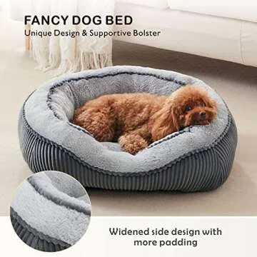 SIWA MARY Dog Beds for Small Medium Large Dogs & Cats. Washable Pet Bed, Orthopedic Dog Sofa Bed, Lu...
