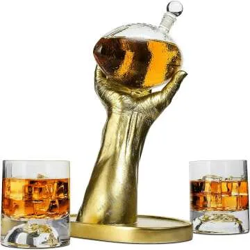 Football Decanter and Glasses Gift Set