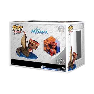 Funko POP! Ride Super Deluxe: Disney 100 - Moana on Sailboat - Collectable Vinyl Figure - Gift Idea - Official Merchandise - for Kids & Adults - Movies Fans - Model Figure for Collectors and Display