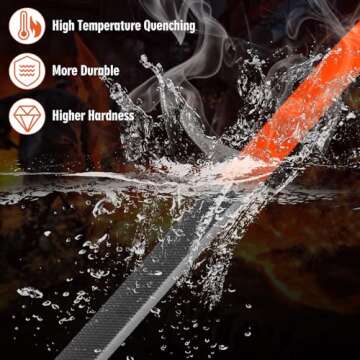 Xioysnil 2PCS Fret Dressing File for Guitars & More