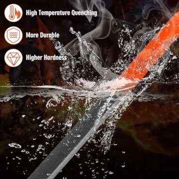 Xioysnil 2PCS Fret Dressing File for Guitars & More