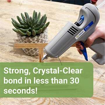 AdTech Hot Glue Sticks 10" Full Size, Clear, 24 Sticks