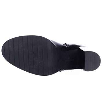 Kenneth Cole Women's Justin Fashion Boot, Black, 10 M US