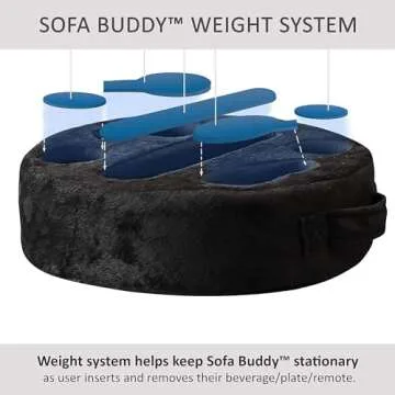 MOOKUNDY - Introducing Sofa Buddy - Convenient Couch Cup Holder, Couch Caddy, Sofa Cup Holder. The Perfect Couch Accessory