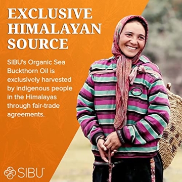 Sibu Omega-7 Softgels for Skin, Hair, and Nail Health