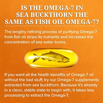 Sibu Omega-7 Softgels for Skin, Hair, and Nail Health