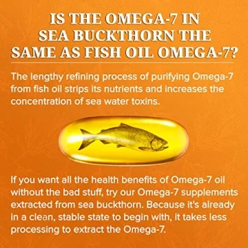 Sibu Omega-7 Softgels for Skin, Hair, and Nail Health