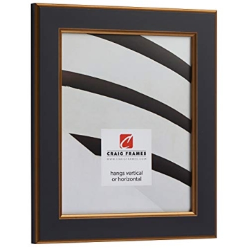 Elegant black and gold Craig Frames Picture Frame