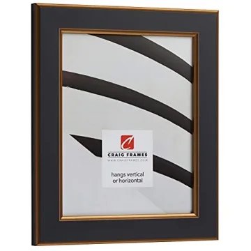 Elegant black and gold Craig Frames Picture Frame