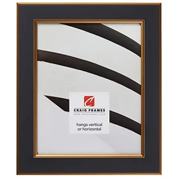 Elegant black and gold Craig Frames Picture Frame