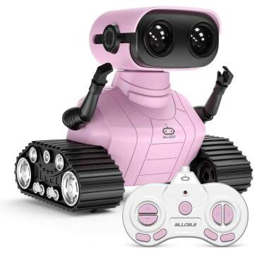ALLCELE Robot Toys for Kids, Rechargeable & Fun