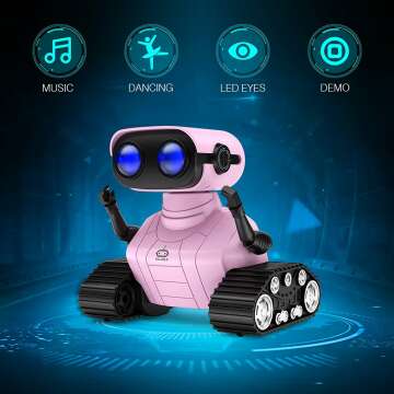 ALLCELE Robot Toys for Kids, Rechargeable & Fun